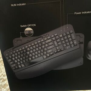 Wireless keyboard and mouse